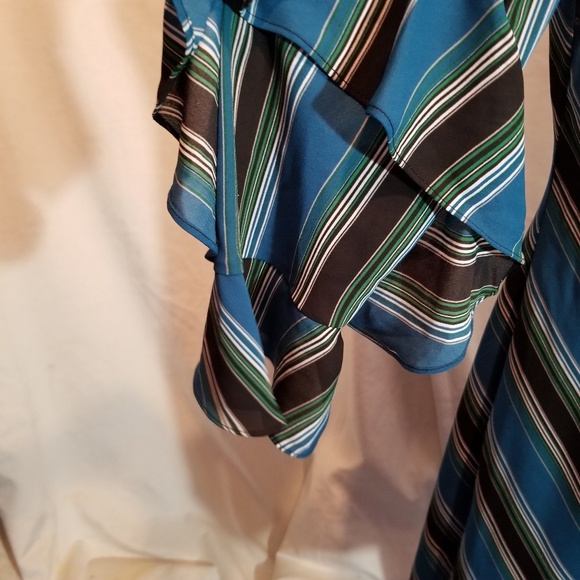 NWT INC Shiny stripe Sheath dress - Picture 3 of 7